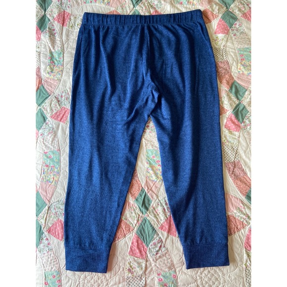 Cuddl Duds Active Leggings & Jockey Lounge Pants Bundle Womens XL Black Blue - Picture 7 of 7